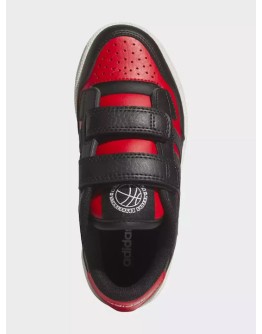 Adidas Rapid Court Cf Παιδικά Sneakers με Σκρατς Μαύρα