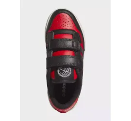 Adidas Rapid Court Cf Παιδικά Sneakers με Σκρατς Μαύρα
