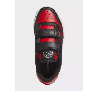 Adidas Rapid Court Cf Παιδικά Sneakers με Σκρατς Μαύρα