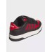 Adidas Rapid Court Cf Παιδικά Sneakers με Σκρατς Μαύρα