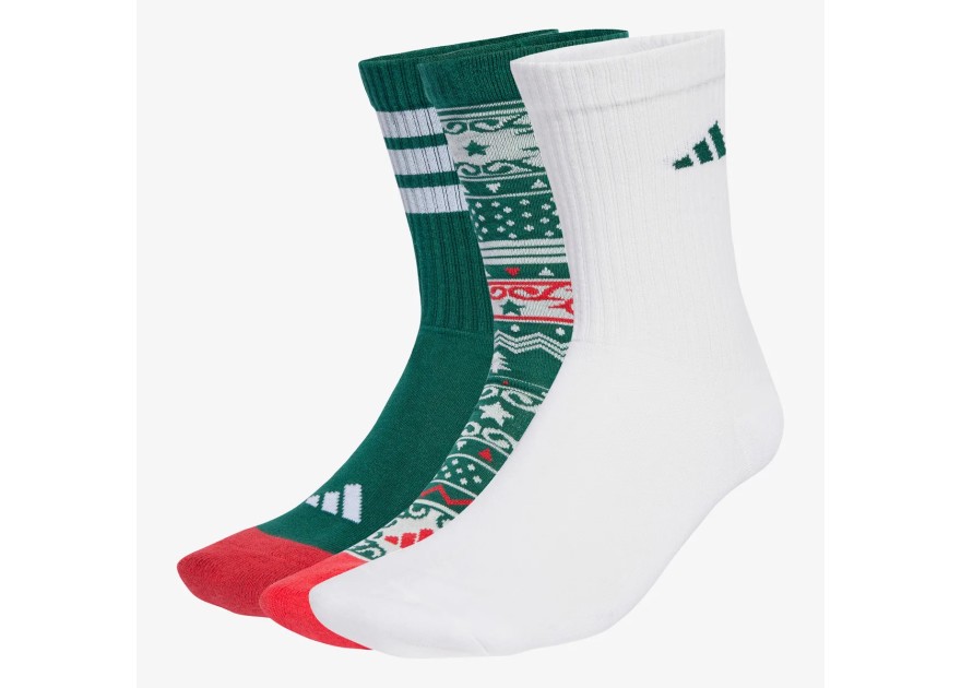 Adidas Christmas Graphic Crew Sock 3Pair Pack