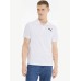 Puma Essentials Ανδρικό T-shirt Polo Λευκό