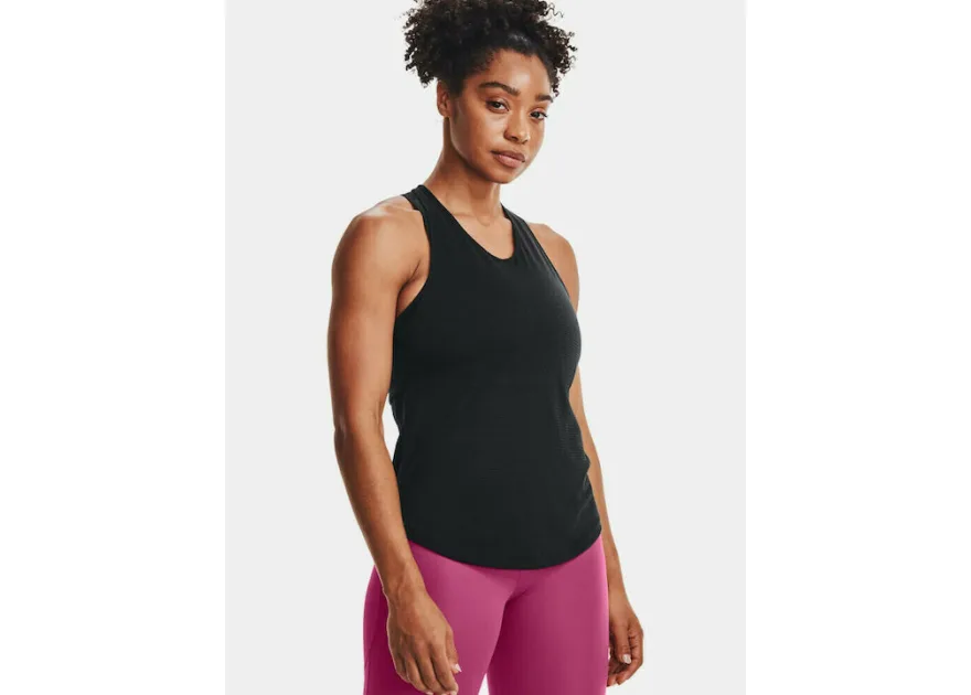Under Armour Streaker Γυναικεία Μπλούζα Αμάνικη Μαύρη