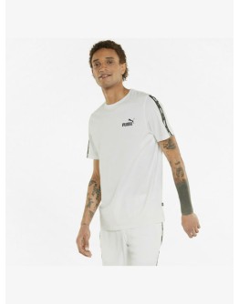 Puma Essentials Ανδρικό T-shirt Λευκό Μονόχρωμο
