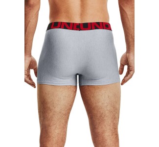 Under Armour Tech 6In Ανδρικά Μποξεράκια Γκρι 2Pack