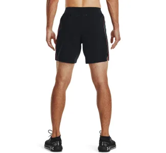 Under Armour Run Anywhere Αθλητική Ανδρική Βερμούδα Μαύρη