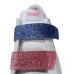 Puma Smash 3.0 L Glitter Velcro Παιδικά Sneakers με Σκρατς Λευκά  V Inf