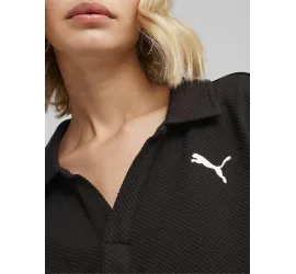 Puma Γυναικεία Polo Μπλούζα Κοντομάνικη Μαύρη