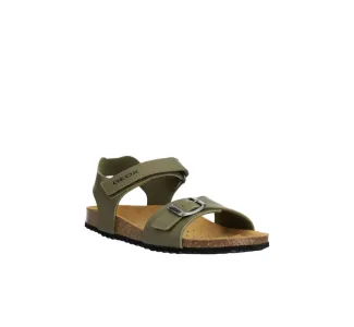 Geox Παιδικά Πέδιλα Ghita Χακί
