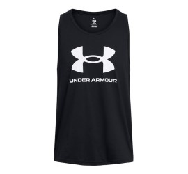 Under Armour Ανδρικό Αθλητικό T-shirt Κοντομάνικο Black-white