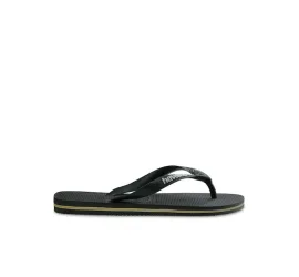 Havaianas Brasil Logo Ανδρικά Flip Flops Χακί