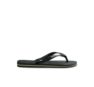 Havaianas Brasil Logo Ανδρικά Flip Flops Χακί