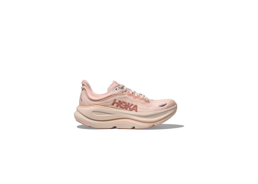 Hoka Bondi 9 Γυναικεία Αθλητικά Παπούτσια Running Ροζ