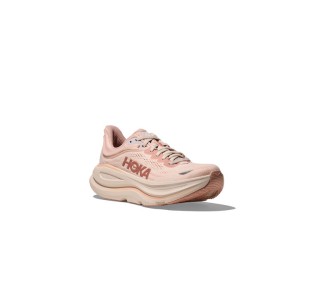 Hoka Bondi 9 Γυναικεία Αθλητικά Παπούτσια Running Ροζ