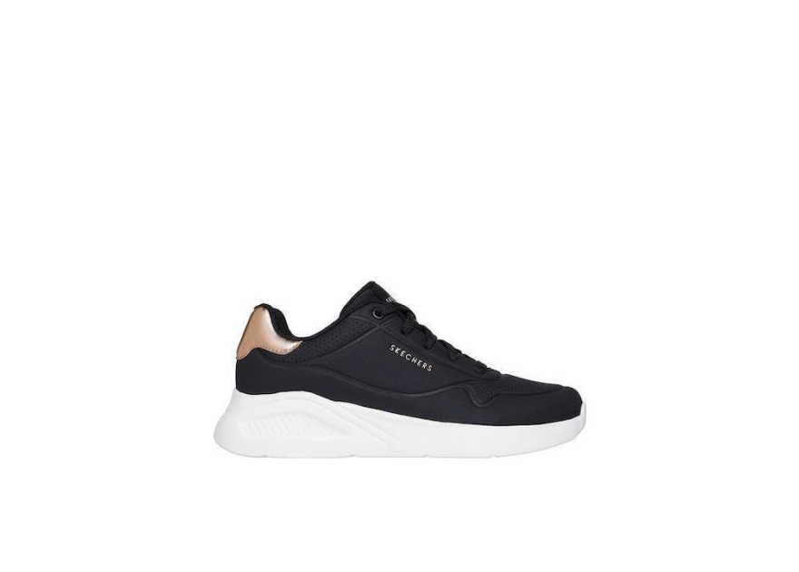 Skechers Uno Lite Sneakers Μαύρα