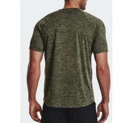 Under Armour Tech 2.0 Αθλητικό Ανδρικό T-shirt Χακί Μονόχρωμο