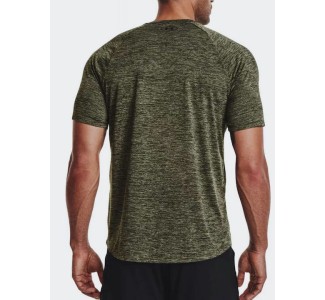 Under Armour Tech 2.0 Αθλητικό Ανδρικό T-shirt Χακί Μονόχρωμο