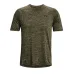 Under Armour Tech 2.0 Αθλητικό Ανδρικό T-shirt Χακί Μονόχρωμο