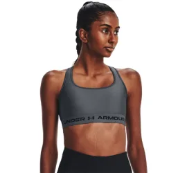 Under Armour Γυναικείο Αθλητικό Μπουστάκι γκρι με επένδυση
