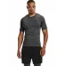 Under Armour Ανδρική Ισοθερμική Κοντομάνικη Μπλούζα Compression Γκρι