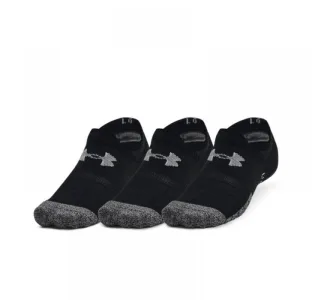 Under Armour Heatgear Αθλητικές Κάλτσες Μαύρες 3 Ζεύγη