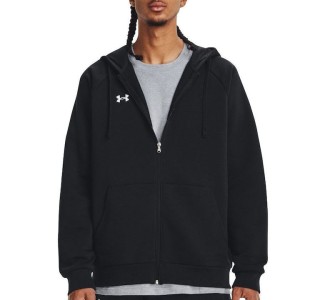 Under Armour Ανδρική Φούτερ Ζακέτα με Κουκούλα Μαύρη