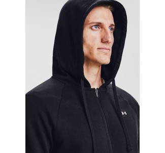 Under Armour Ανδρική Φούτερ Ζακέτα με Κουκούλα Μαύρη