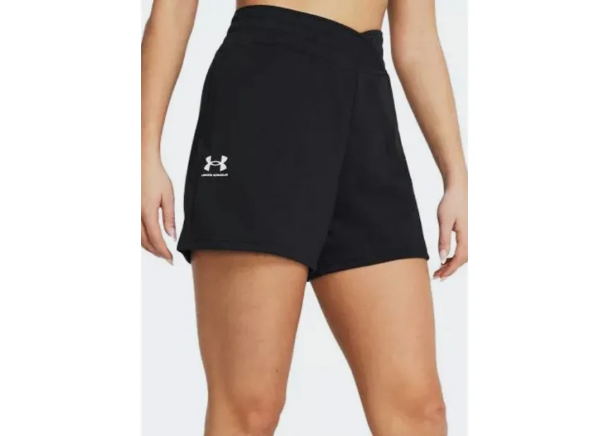 Under Armour Rival Γυναικείο Πετσετέ Σορτς Black