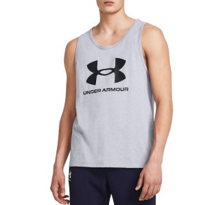 Under Armour Ανδρική Αθλητική Μπλούζα Αμάνικη Γκρι