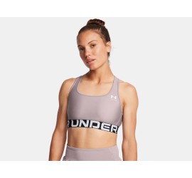 Under Armour Women's   HeatGear Mid Branded Sports Bra