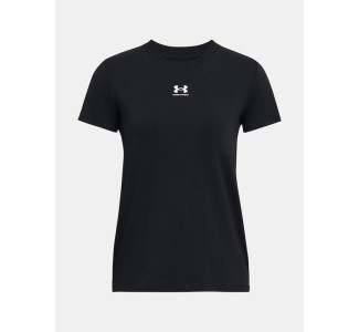 Under Armour Γυναικείο T-shirt Μαύρο