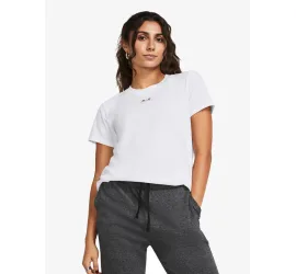 Under Armour Γυναικείο Αθλητικό T-shirt Λευκό