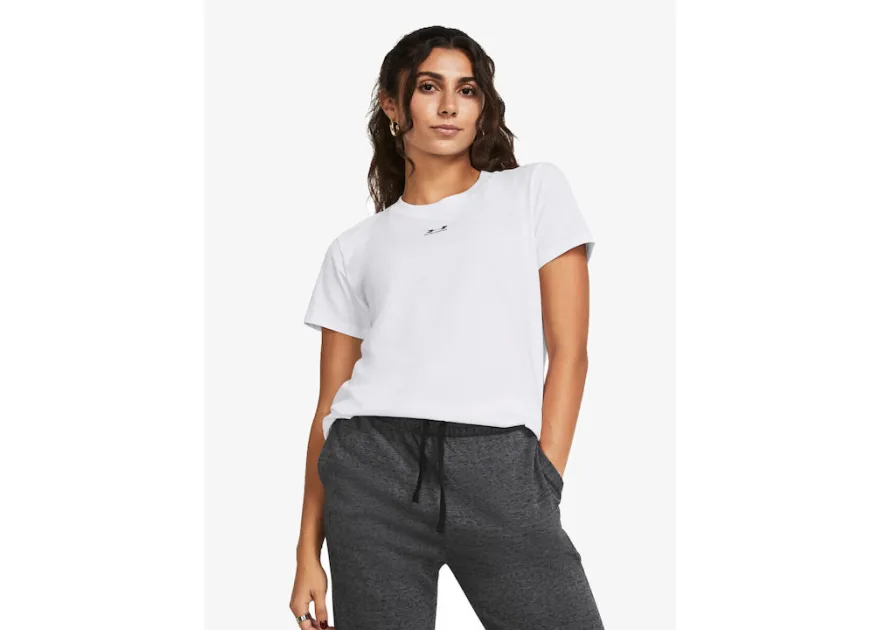 Under Armour Γυναικείο Αθλητικό T-shirt Λευκό