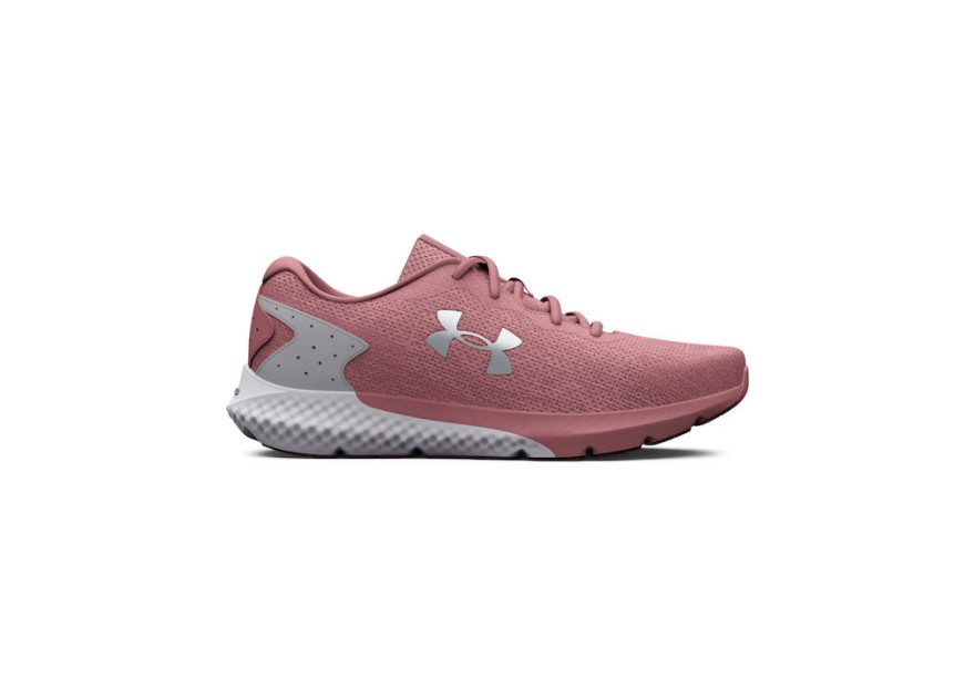 Under Armour Charged Rogue 3 Knit Γυναικεία Αθλητικά Παπούτσια Running Ροζ