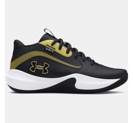 Under Armour Lockdown 7 GS Παιδικά Μποτάκια  ΜΑΥΡΟ - ΧΡΥΣΟ