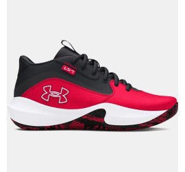 Under Armour Lockdown 7 GS Παιδικά Μποτάκια Κόκκινα 